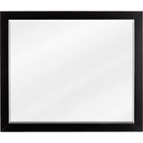 Jeffrey Alexander - 33'' W x 1'' D x 28'' H Black Cade mirror - Black