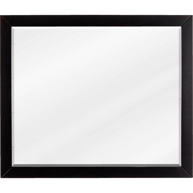 Jeffrey Alexander - 33'' W x 1'' D x 28'' H Black Cade mirror - Black