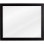 Jeffrey Alexander - 33'' W x 1'' D x 28'' H Black Cade mirror - Black