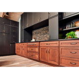 128 mm Center-to-Center Satin Bronze Square Merrick Cabinet Pull