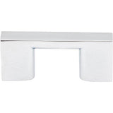 32 mm Center-to-Center Polished Chrome Square Sutton Cabinet Bar Pull
