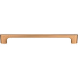 224 mm Center-to-Center Satin Bronze Asymmetrical Leyton Cabinet Pull
