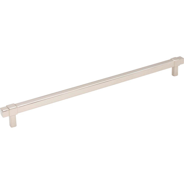 Jeffrey Alexander - 305 mm Center-to-Center Polished Nickel Square Zane Cabinet Pull - Polished Nickel