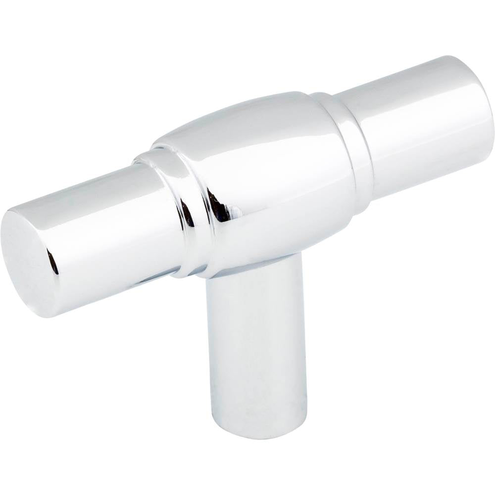 Jeffrey Alexander - 2'' Polished Chrome Hayworth Cabinet ''T'' Knob - Polished Chrome