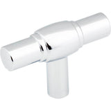 Jeffrey Alexander - 2'' Polished Chrome Hayworth Cabinet ''T'' Knob - Polished Chrome