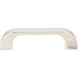 96 mm Center-to-Center Polished Nickel Square Marlo Cabinet Pull