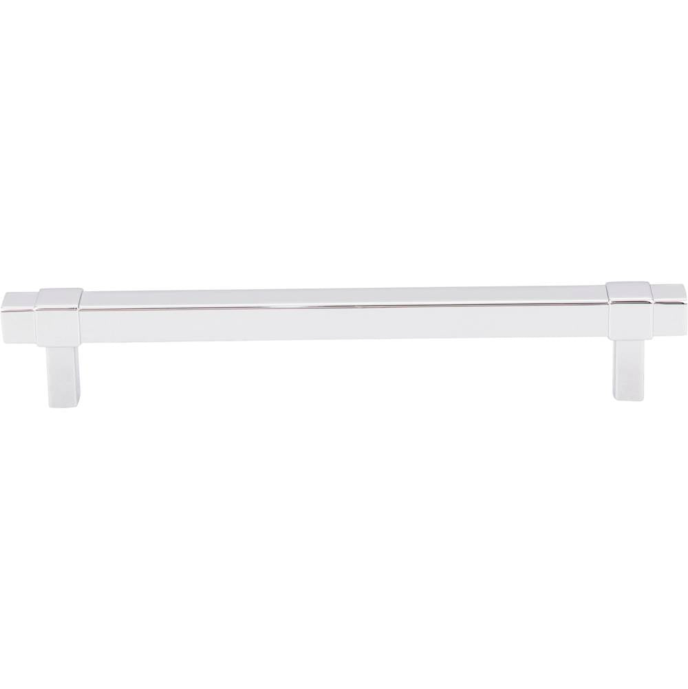 160 mm Center-to-Center Polished Chrome Square Zane Cabinet Pull