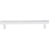 160 mm Center-to-Center Polished Chrome Square Zane Cabinet Pull