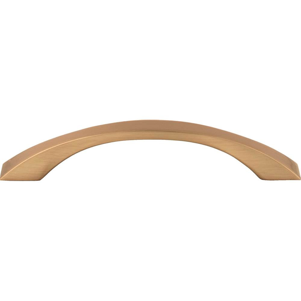 128 mm Center-to-Center Satin Bronze Flared Philip Cabinet Pull