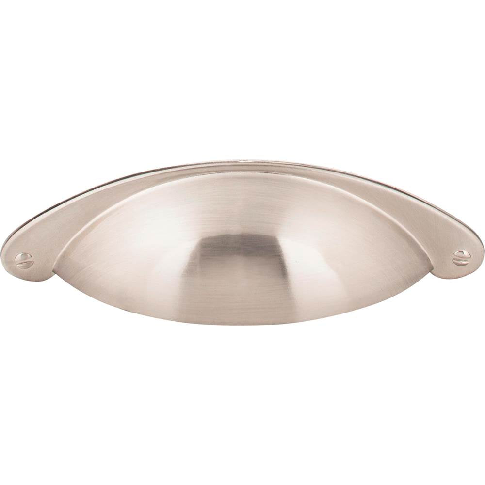 3'' Center-to-Center Satin Nickel Lyon Cabinet Cup Pull