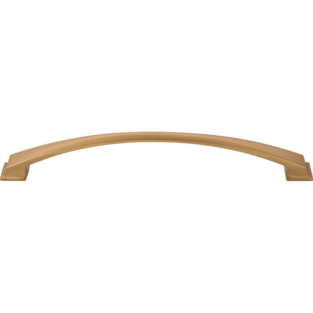 224 mm Center-to-Center Brushed Gold Arched Roman Cabinet Pull