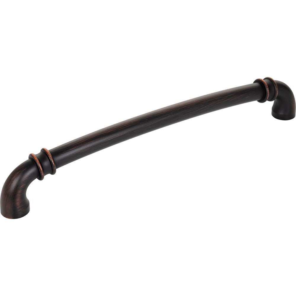 Jeffrey Alexander - 12'' Center-to-Center Brushed Oil Rubbed Bronze Marie Appliance Handle - Brushed Oil Rubbed Bronze