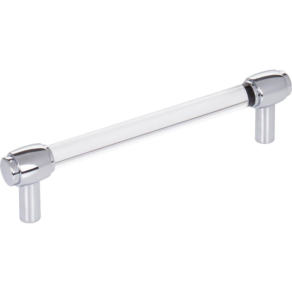 Jeffrey Alexander - 128 mm Center-to-Center Polished Chrome Carmen Cabinet Bar Pull - Polished Chrome