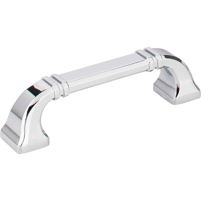 Jeffrey Alexander - 96 mm Center-to-Center Polished Chrome Ella Cabinet Pull - Polished Chrome