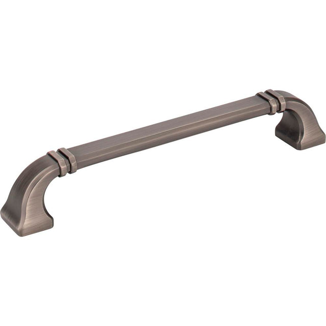 Jeffrey Alexander - 160 mm Center-to-Center Brushed Pewter Ella Cabinet Pull - Brushed Pewter