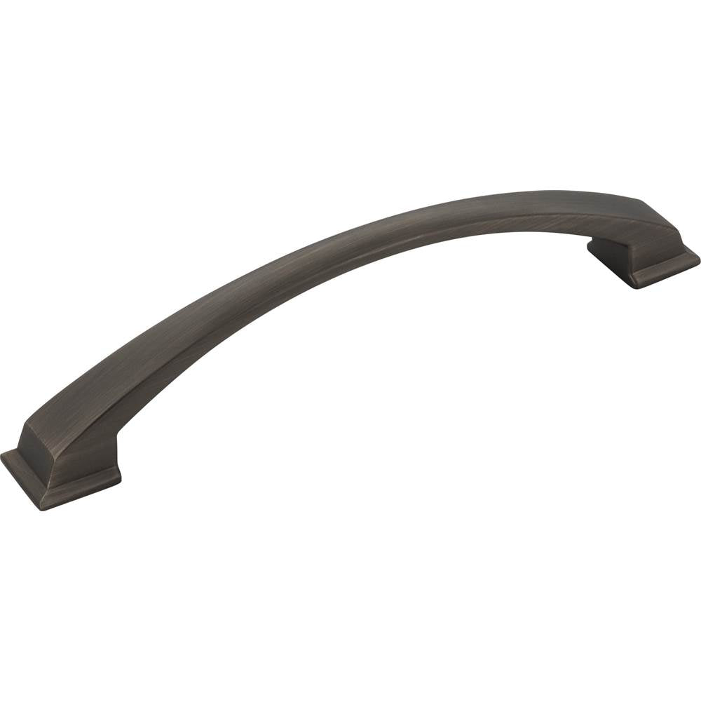Jeffrey Alexander - 160 mm Center-to-Center Brushed Pewter Arched Roman Cabinet Pull - Brushed Pewter