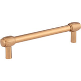 Jeffrey Alexander - 128 mm Center-to-Center Satin Bronze Hayworth Cabinet Bar Pull - Satin Bronze