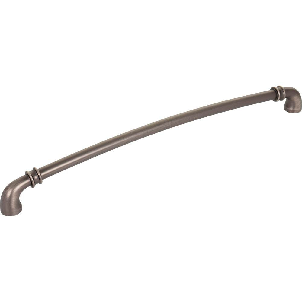 Jeffrey Alexander - 305 mm Center-to-Center Brushed Pewter Marie Cabinet Pull - Brushed Pewter