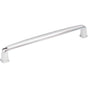 Jeffrey Alexander - 160 mm Center-to-Center Polished Chrome Square Milan 1 Cabinet Pull - Polished Chrome