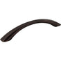 Jeffrey Alexander - 128 mm Center-to-Center Brushed Oil Rubbed Bronze Wheeler Cabinet Pull - Brushed Oil Rubbed Bronze