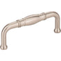 Jeffrey Alexander - 3'' Center-to-Center Satin Nickel Durham Cabinet Pull - Satin Nickel