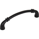 Jeffrey Alexander - 128 mm Center-to-Center Matte Black Marie Cabinet Pull - Matte Black
