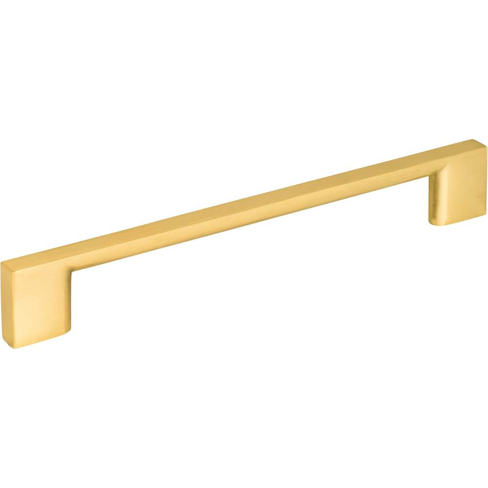 Jeffrey Alexander - 160 mm Center-to-Center Brushed Gold Square Sutton Cabinet Bar Pull - Brushed Gold