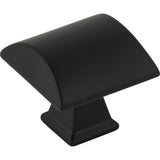 Jeffrey Alexander - 1-1/4'' Overall Length  Matte Black Roman Cabinet Knob - Matte Black