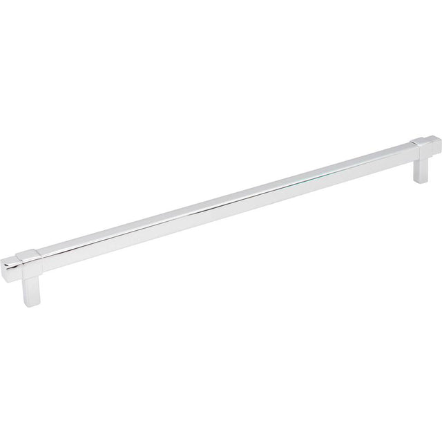 Jeffrey Alexander - 305 mm Center-to-Center Polished Chrome Square Zane Cabinet Pull - Polished Chrome
