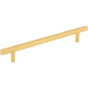 Jeffrey Alexander - 160 mm Center-to-Center Brushed Gold Square Dominique Cabinet Bar Pull - Brushed Gold