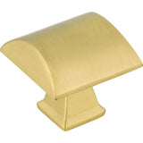 Jeffrey Alexander - 1-1/4'' Overall Length  Brushed Gold Roman Cabinet Knob - Brushed Gold