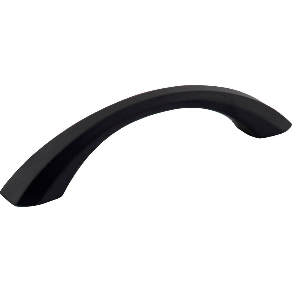 Jeffrey Alexander - 96 mm Center-to-Center Matte Black Wheeler Cabinet Pull - Matte Black