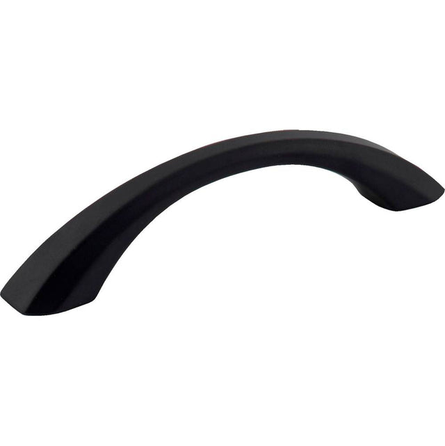 Jeffrey Alexander - 96 mm Center-to-Center Matte Black Wheeler Cabinet Pull - Matte Black