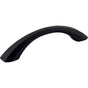 Jeffrey Alexander - 96 mm Center-to-Center Matte Black Wheeler Cabinet Pull - Matte Black