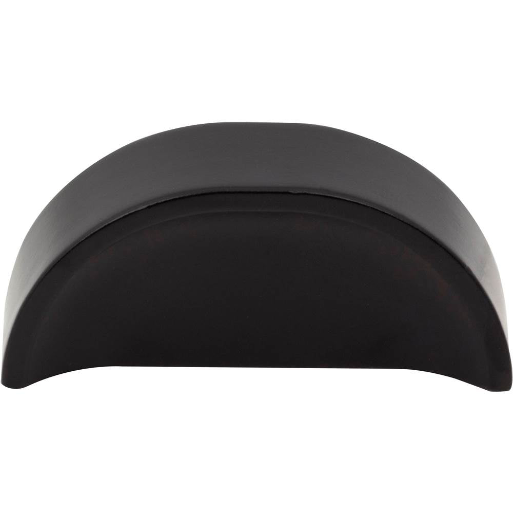 32 mm Center-to-Center Matte Black Elara Cabinet Pinch Pull