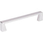 Jeffrey Alexander - 128 mm Center-to-Center Polished Chrome Square Boswell Cabinet Pull - Polished Chrome