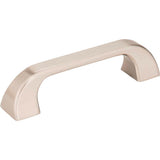 Jeffrey Alexander - 96 mm Center-to-Center Satin Nickel Square Marlo Cabinet Pull - Satin Nickel