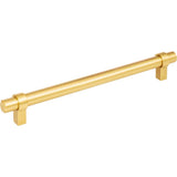 Jeffrey Alexander - 192 mm Center-to-Center Brushed Gold Key Grande Cabinet Bar Pull - Brushed Gold
