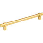 Jeffrey Alexander - 192 mm Center-to-Center Brushed Gold Key Grande Cabinet Bar Pull - Brushed Gold