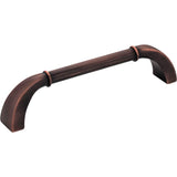 Jeffrey Alexander - 128 mm Center-to-Center Brushed Oil Rubbed Bronze Cordova Cabinet Pull - Brushed Oil Rubbed Bronze