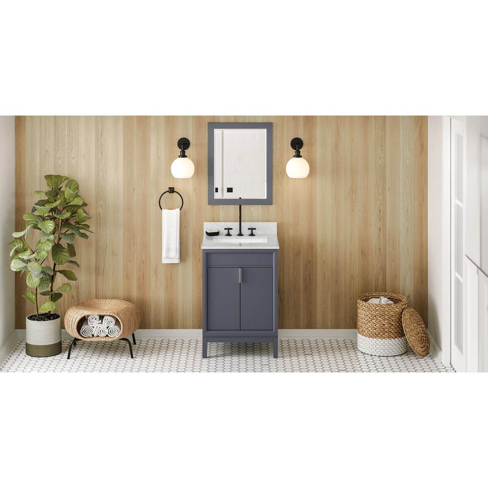 Jeffrey Alexander - 24'' Blue Steel Theodora Vanity - Blue Steel