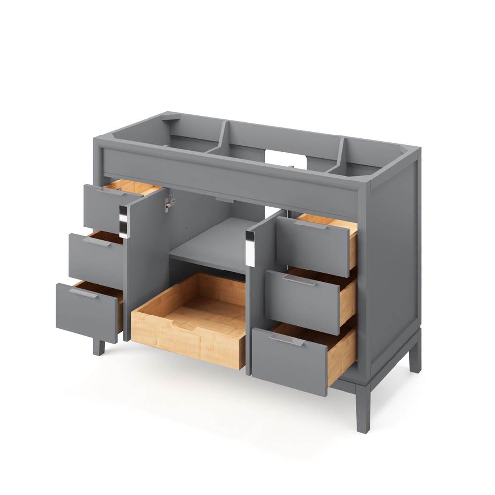 48'' Black Theodora Vanity