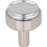 Jeffrey Alexander - 1-1/8'' Diameter Polished Nickel Carmen Cabinet Knob - Polished Nickel