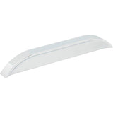 Jeffrey Alexander - 128 mm / 160 mm Center-to-Center Polished Chrome Elara Cabinet Pinch Pull - Polished Chrome