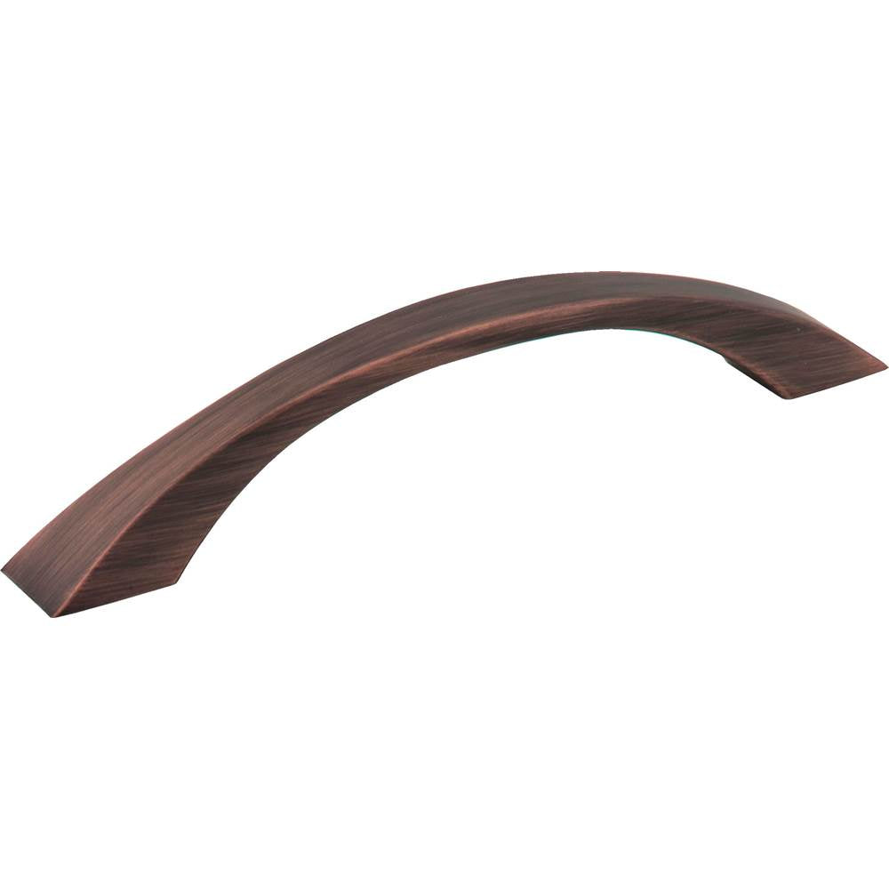 Jeffrey Alexander - 128 mm Center-to-Center Brushed Oil Rubbed Bronze Flared Philip Cabinet Pull - Brushed Oil Rubbed Bronze