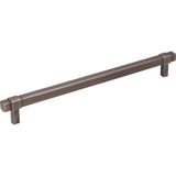 Jeffrey Alexander - 224 mm Center-to-Center Brushed Pewter Square Zane Cabinet Pull - Brushed Pewter