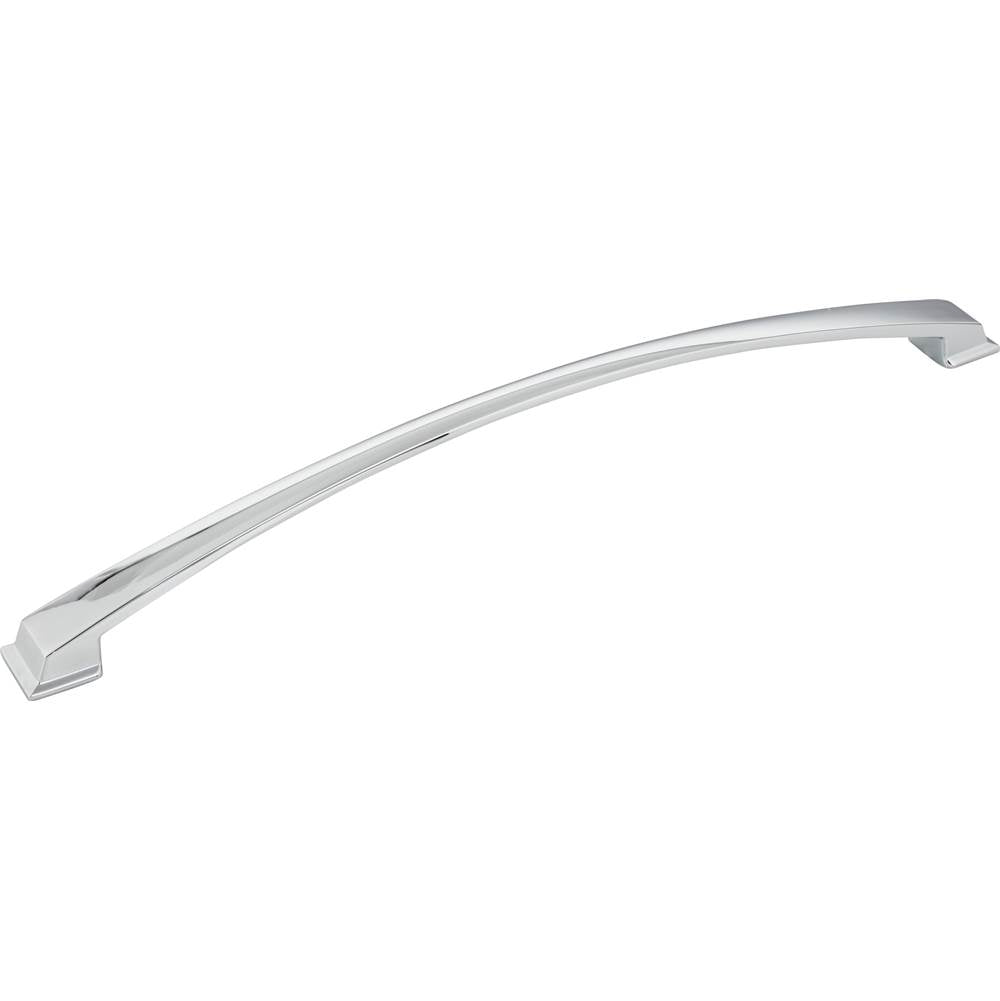 Jeffrey Alexander - 305 mm Center-to-Center Polished Chrome Arched Roman Cabinet Pull - Polished Chrome