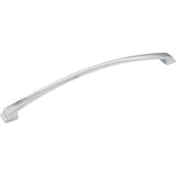 Jeffrey Alexander - 305 mm Center-to-Center Polished Chrome Arched Roman Cabinet Pull - Polished Chrome