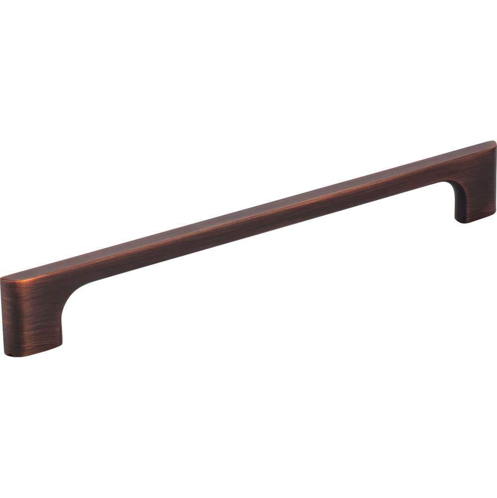 Jeffrey Alexander - 192 mm Center-to-Center Brushed Oil Rubbed Bronze Asymmetrical Leyton Cabinet Pull - Brushed Oil Rubbed Bronze
