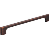 Jeffrey Alexander - 192 mm Center-to-Center Brushed Oil Rubbed Bronze Asymmetrical Leyton Cabinet Pull - Brushed Oil Rubbed Bronze